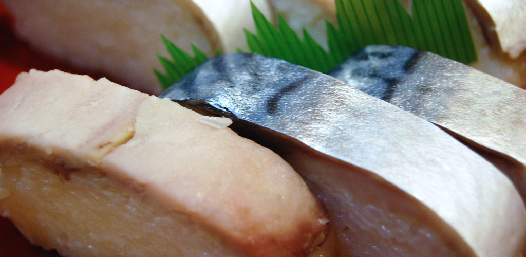 Inlagd makrill (Shimesaba)