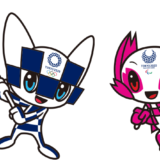 De officiella maskotarna för de olympiska spelen i Tokyo 2020