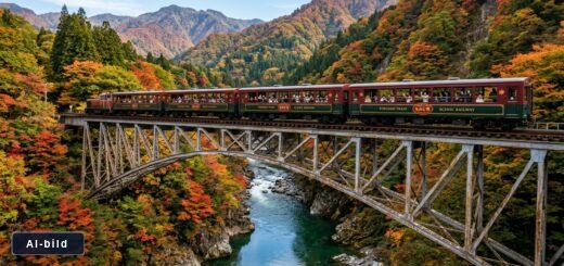 Japans mest unika upplevelsetåg – från fotbad och kotatsu till panoramatåg